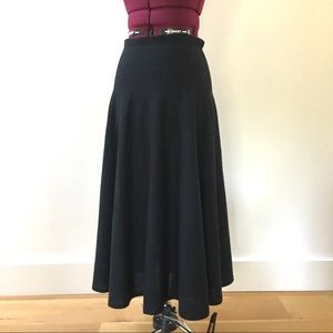 Curio acrylic/wool Swing Skirt